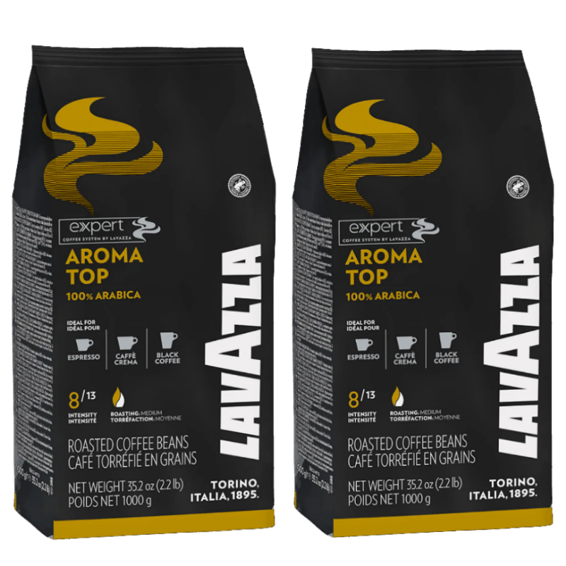Lavazza Expert Aroma Top *TWIN PACK* X2 1kg Bags Coffee Beans