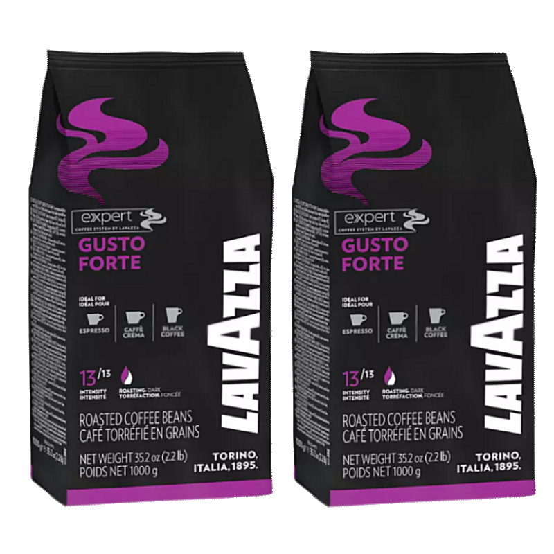 Lavazza Gusto Forte *TWIN PACK* X2 1kg Bags Coffee Beans
