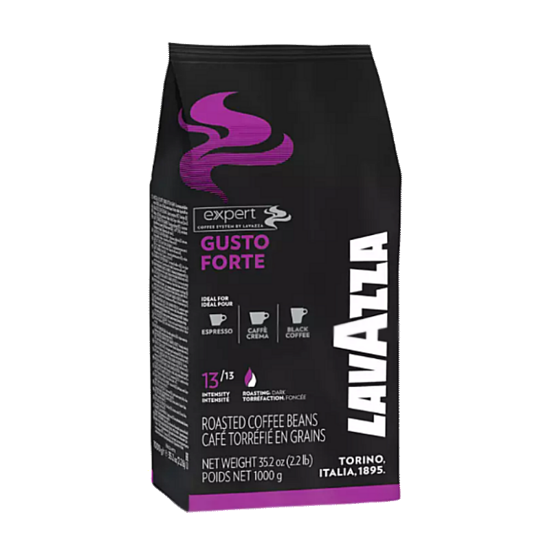 CASE - Lavazza Expert Gusto Forte Coffee Beans 1kg bag X 6