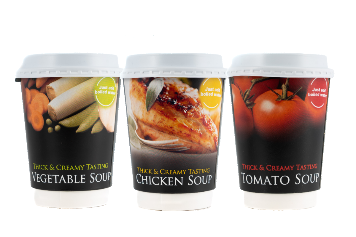 Mixed Soup 12oz Foil Sealed (150 cups)