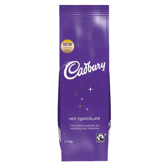 CASE - Cadbury Hot Chocolate 1kg bag X 10