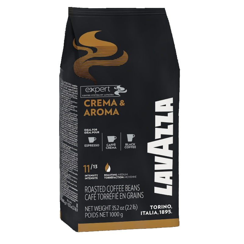 CASE - Lavazza Crema & Aroma Coffee beans 1kg bag X 6