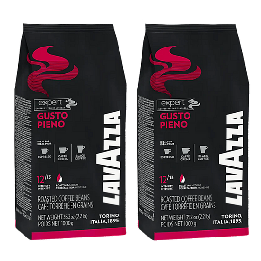 Lavazza Gusto Pieno *TWIN PACK* X2 1kg Bags Coffee Beans