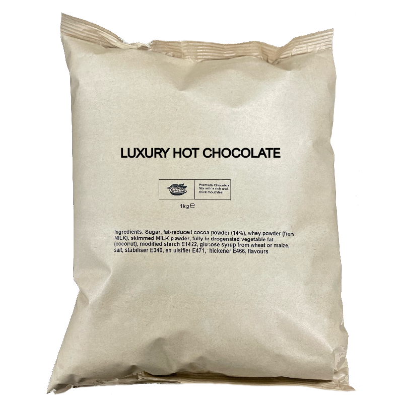 CASE - Luxury Hot Chocolate 1kg bag X 10