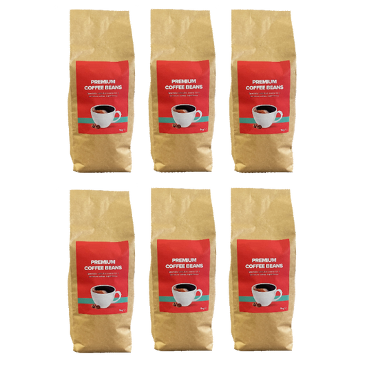 CASE - Premium Coffee Beans 1kg Bag X 6