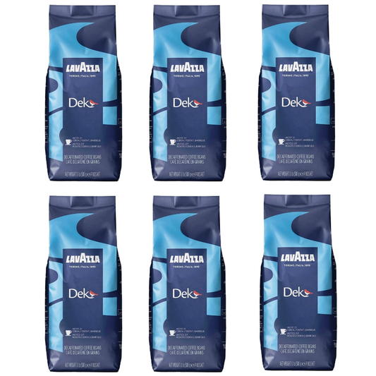 CASE - Lavazza Dek Bar Decaf Coffee Beans 500g bag X 12
